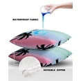 thumbnail image 5 of Outdoor Throw Pillow Cover Tropical Palm Tree Silhouette Waterproof Cushion Covers 2 Pack Summer Teal Pink Sunset Glow Pillow Cases Home Decoration for Patio Garden Couch Sofa, 5 of 7
