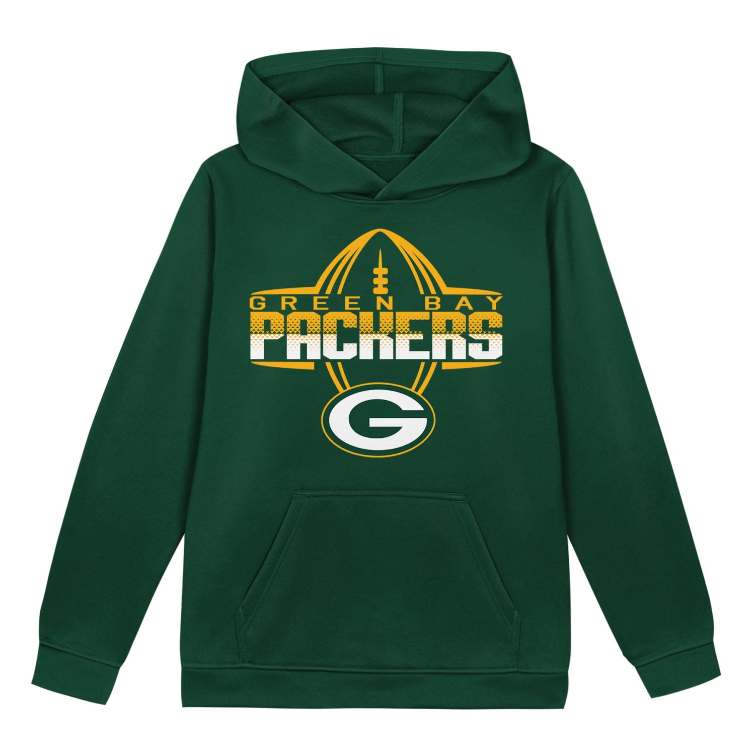 GREEN BAY PACKERS NFL Boys Hoodie Fleece Game Day Fan Apparel