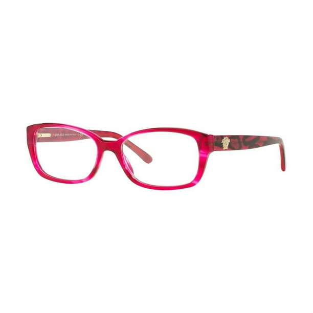 Lentes de plástico Versace VE3207-5132 rectangulares transparentes