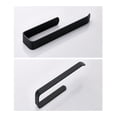thumbnail image 2 of Toallero de aluminio negro de estilo nórdico, toallero de pared de papel higiénico sin perforación, toallero Simple para baño, inodoro, Almacenamiento y organización del hogar 34 toallero Wosthever HA026912-02, 2 of 6
