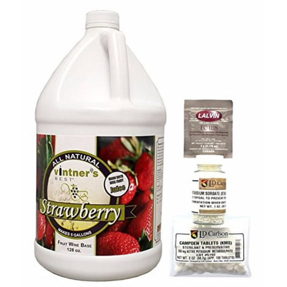 Complete Fruit Wine Base-Strawberry