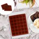 thumbnail image 3 of Moldes de cubitos de hielo congelado de silicona 2 unids Moldes de chocolate con hielo (café), 3 of 6
