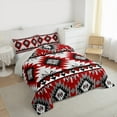 thumbnail image 3 of Manfei Tribal Aztec Bedding Comforter Set for Adult, Vintage Bohemian Style Twin Comforter Sets, Hippie Geometric Reversible Bedding Set, Breathable Home Decor, 2 Pieces, 3 of 8