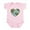 Petal Pink, variant on CafePress - Earth Love Infant Bodysuit - Baby Light Bodysuit, Size Newborn - 24 Months