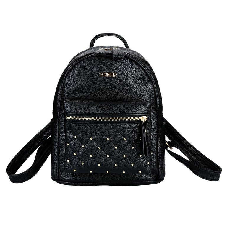 Vbiger Women Backpack 2 in 1 PU Leather Shoulders Bag Chic School