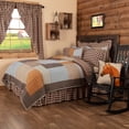 thumbnail image 3 of Rustic Quilt Rory Patchwork Brown Creme Country Bedroom Decor TCC Brands, 3 of 4