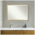 thumbnail image 4 of Amanti Art Florence Gold Beveled Wall Mirror 31.75 x 41.75 in., 4 of 10