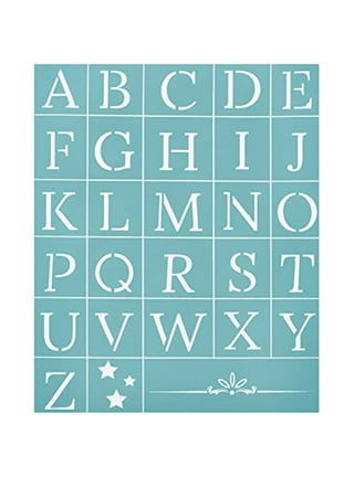 Mixed Letter Number Metal Stencils for Wood Carving, Drawings and