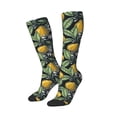 thumbnail image 2 of Fotbe Citrus Fruits Elegant Lemons print Women's Men's Novelty Crew Socks Cotton Socks Knee High Socks for Walking,Running,Nurses,Pregnancy, 2 of 9