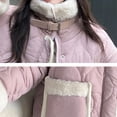 thumbnail image 3 of BFHHYA Girls' (4-14Y) Sherpa-Lined Jacket Shearling Stand-Collar Full Zip Warm Coat Casual Winter Outerwear, 3 of 9