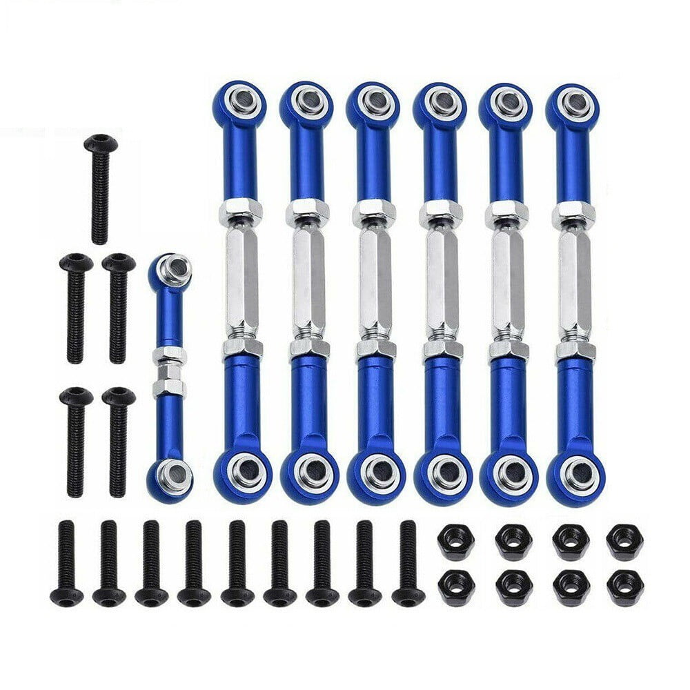 7 Pcs Aluminum Camber Link w/ Rod Ends for Traxxas Slash 2WD 1/10 Upgrade RC Car 