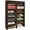 Brown, variant on Shoe Rack Storage Organize, 28 Pairs Portable Double Row with Nonwoven Fabric Cover Shoe Shelf Cabinet for Closet