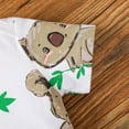 thumbnail image 3 of Infant Baby Girls Boy Short Sleeve Cartoon Print Rompers Kids Bodysuit Jumpsuit Newborn Clothes, 3 of 6