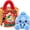 13#squishies, variant on Christmas Mystery Rainbow Plush Dumpling Squishy, Cute Stuffed Plushies Fidget,Dumpling Squishies Christmas Collectible Gift with Simulated Steamer Fuzzy Handle for Holiday Part