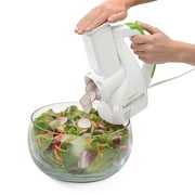 NATIONAL PRESTO INDUSTRIES Presto Salad Shooter Electric Slicer 02910, White