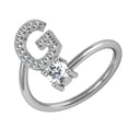thumbnail image 4 of Sonducket Anillo abierto con letras mayúsculas de cobre, anillos de compromiso ajustables para interiores y exteriores, joyas ornamentales para Type9 NO9, 4 of 5