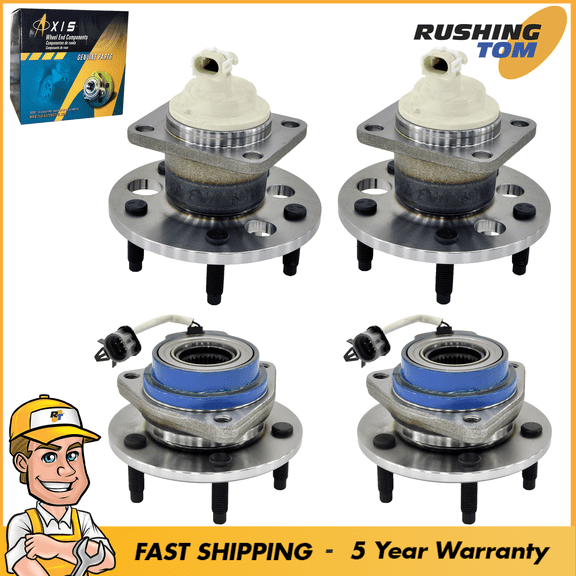 4Pc Front & Rear Hub Bearings fits Buick Chevrolet Oldsmobile Pontiac