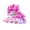 Pink, variant on LAZIOEGR Adjustable Illuminating Inline Skates for Kids Boys Girls Set with Helmet Pads, Purple Medium