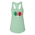 thumbnail image 2 of Wild Bobby, Italian Soccer Its Coming to Rome, Sports, Women Racerback Tank Top, Mint, Large, 2 of 4