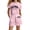 Pink&&100, variant on CONROSES Toddler Girls Clothes Set Letter Graphic Y2K Short Sleeve T Shirts Shorts Outfits for Kids, Sizes 9-10 Years