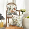 thumbnail image 2 of DaShan Spring Birds Throw Pillow Covers 18x18 Set of 4,Vintage Floral Decorative Pillow Cases for Bedroom Sofa Couch, 2 of 6