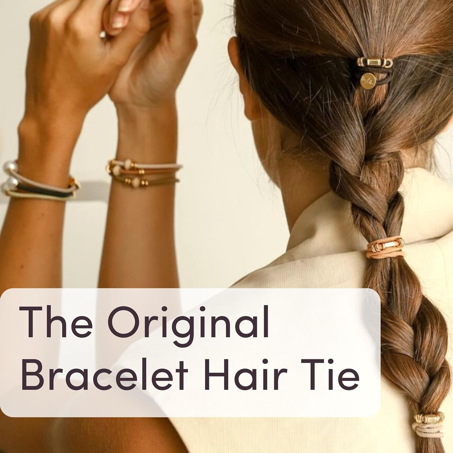 Hair Ties for Women – No-Damage Bracelet Hair Tie – Handmade Jewelry with Luxury Elastic