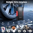 thumbnail image 3 of ALILYY Car Jump Starter with Air Compressor 150PSI Tire Inflator ,4000A Peak Car Battery Jump Starter (8.0L Gas or 8.0L Diesel) 32000mAh Battery Jump Box with LED Light,Black, 3 of 12