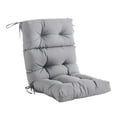 thumbnail image 3 of Almencla Coussin de Dossier de Chaise d'Extérieur Coussin de Chaise pour Extérieur Intérieur Mobilier de Patio Gris Pâle, 3 of 8