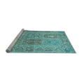 thumbnail image 2 of Ahgly Company Machine Washable Indoor Rectangle Persian Light Blue Traditional Area Rugs, 2' x 3', 2 of 4