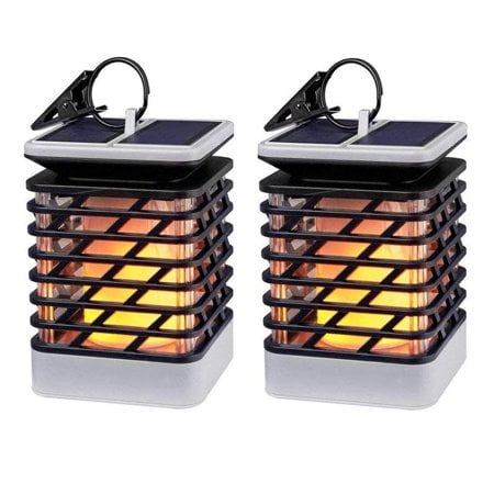 5 Pack Solar Lights Outdoor LED Lights Solar Powered Lantern Hanging Decorative Atmosphere Lamp for Pathway Garden Deck Christmas Holiday Party Waterproof Auto On/Off