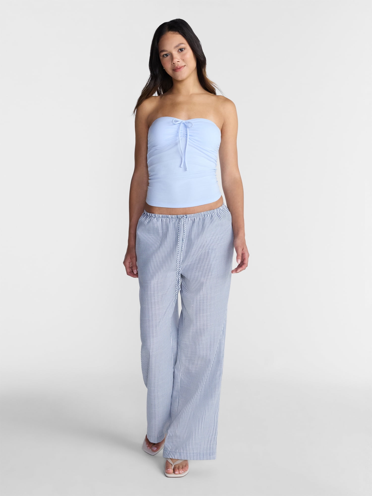 No Boundaries Ruched Tube Top, Women’s XXS-XXL