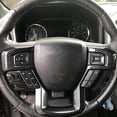 thumbnail image 3 of Carbon Fiber Steering Wheel Trim Abs Sporty Style Interior Accessory for Most Vehicles, 3 of 9