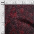 thumbnail image 2 of oneOone Cotton Cambric Maroon Fabric Florals Sewing Craft Projects Fabric Prints By Yard 56 Inch Wide, 2 of 4