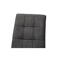 thumbnail image 6 of Baxton Studio Tara Mid-Century Modern Dark Grey Fabric Upholstered and Walnut Brown Finished Wood 7-Piece Dining Set, 6 of 7