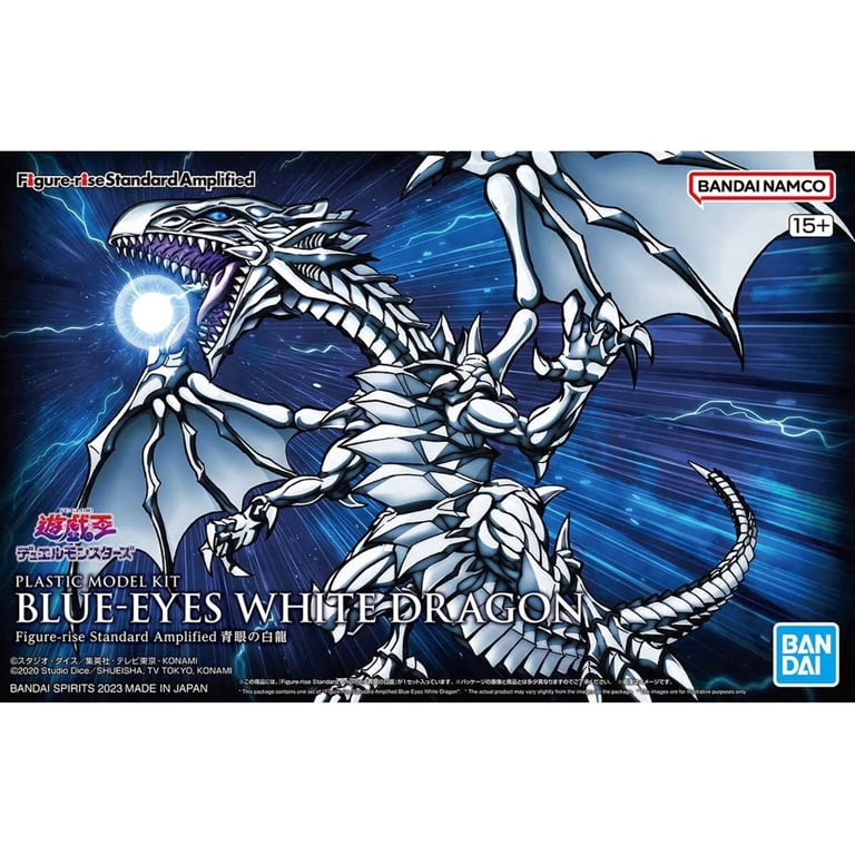 Yu-Gi-Oh Blue-Eyes White Dragon Amplified Model Kit - Walmart.com