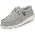 thumbnail image 2 of Hey Dude Men's Wally Canvas Linen Iron Shoe 110793901, 2 of 2