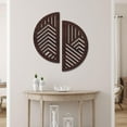 thumbnail image 1 of Arte de pared de madera creativo, decoración de pared de granja, adornos colgantes de madera decorativos para pared, madera para el hogar, Grano de madera de BLESIY escultura de arte de pared, 1 of 8