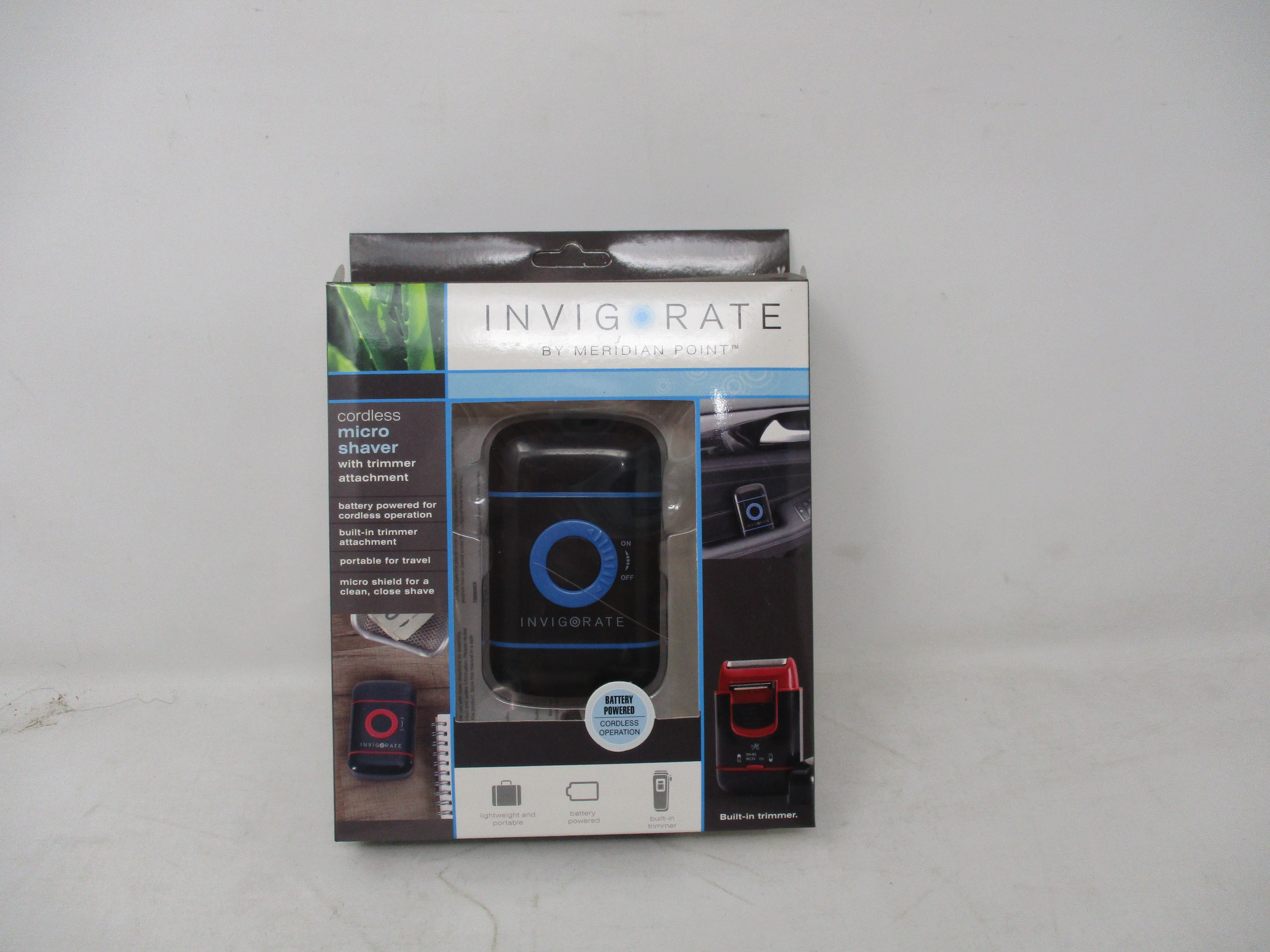 Invigorate cordless micro shaver