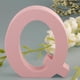 thumbnail image 3 of Letras flotantes de madera rosa para fiestas, bricolaje, nombres, direcciones, letreros, 26 hechizos de letras Q, 3 of 9