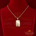 thumbnail image 3 of King of Bling's King Of Bling's Yellow 925 sterling Silver Fancy Pendant 1.32ct Cubic Zirconia, 3 of 12