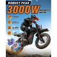 thumbnail image 2 of Bopzin 3000W Off-Road Electric Bike for Adults, 60V 35Ah High Capacity Battery E-Bike, 20"x4.0" Fat Tire, 200 N·m Torque, 7-Speed Mountain Electric Motorcycle UL2849, 2 of 9