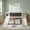 White, variant on Twin Size Loft Bed with Climbing Frame and Slide, Wood Bed with Two Storage Boxes and Chalkboard, Space-Saving for Bedroom, Gray