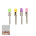 thumbnail image 3 of 100 piezas de cepillos de pulido dental de goma de silicona desechables para limpieza de dientes, cepillos de pulido bucal de colores variados, 3 of 15