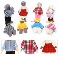 thumbnail image 2 of Juego de 17 figuras familiares de casas de muñecas de madera ONEST, 2 of 7