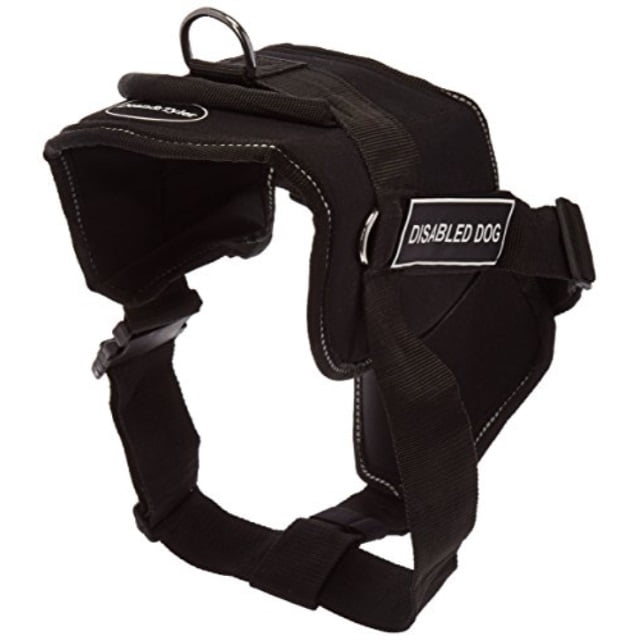 dean & tyler fun works disabled dog harness with padded chest piece