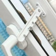 thumbnail image 4 of 2 Pieces Casement Window Opener, Window Restrictor, Window Opener Without Drilling Blocks Open Windows and Door Locks, to Adjust the Opening of the Window, 4 of 5