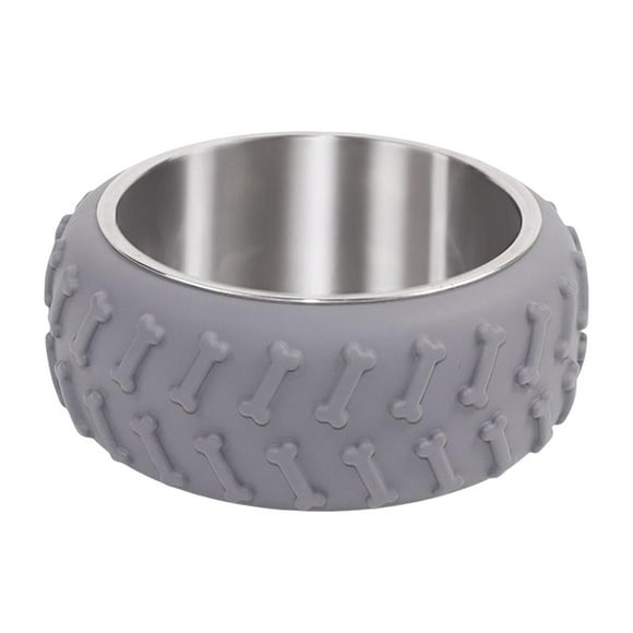 de comida para gatos, comedero antideslizante para mascotas, contenedor de comida, plato de alimentación para mascotas, cuenco para comer, , GRIS