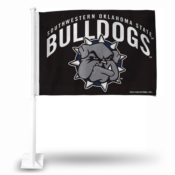 SOUTHWESTERN OKLAHOMA STATE CAR FLAG