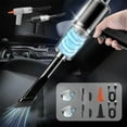 thumbnail image 1 of Xihbxyly Aspiradora de Mano para Coche, Potente Succión de 120 W, Carga Usb, Diseño Ligero y Portátil, Uso En Seco y Húmedo, Boquillas Múltiples para Coche, Hogar, Oficina, Eliminación de Pelo de Mas, 1 of 7