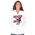 thumbnail image 3 of Funny Spaced Out Astronaut Joke Unisex Fleece Graphic Zip Up Hoodie Brisco Brands 3X, 3 of 5